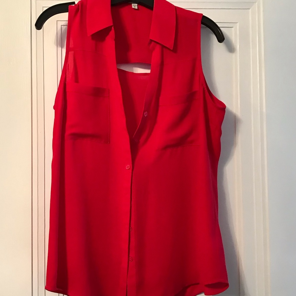 Express Red portofino sleeveless